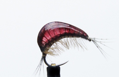 Gaga Gammarus Pink Rose #14 Shrimp Fishing Fly Also Called Scud Fly